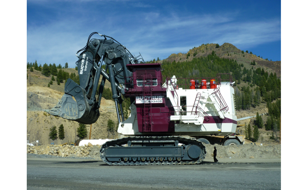 BUCYRUS RH340B Mining Excavator with Front Shovel - 產品介紹 - 元志工程模型館